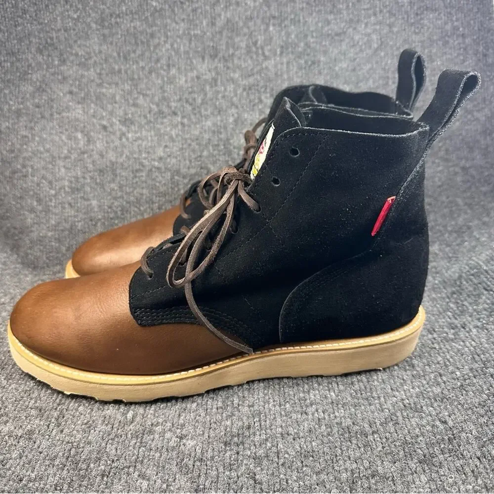 Gorilla Men’s Chukka Boots USA Union Made Two Tone Leather Worker Utility 11